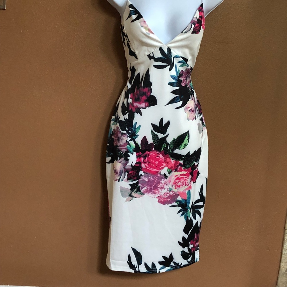 Midi floral dress